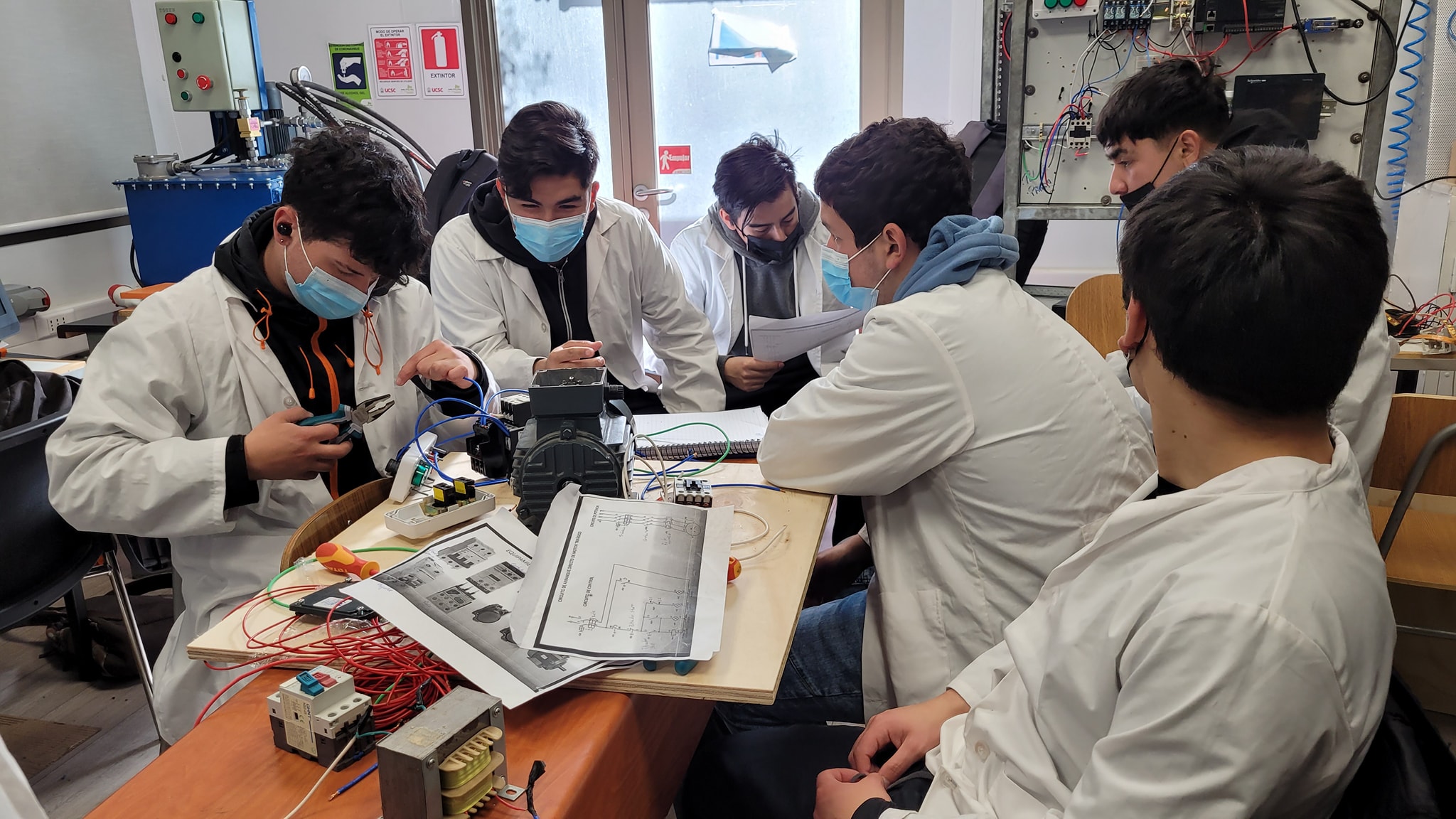 Clases en Universidad Católica de la Santísima Concepción, Chillán.